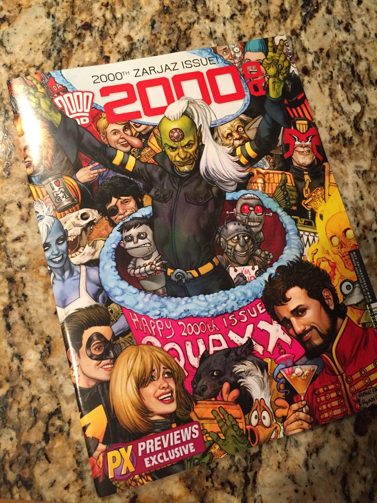 MaulerMMA's tweet image. Took a LONG time to get here, but worth every minute of the wait. THANK YOU @2000AD! #Prog2000