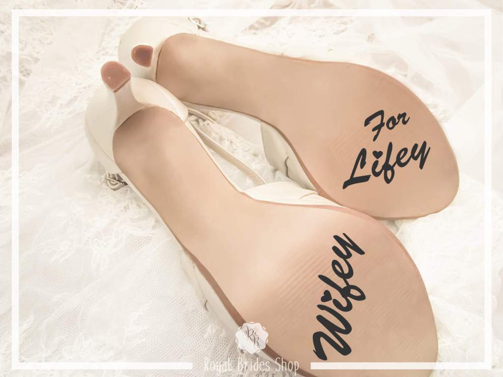 WallineedCom's tweet photo. Wifey For Lifey – Wedding Shoes Decals https://t.co/h2rRsmtsSS https://t.co/gKyt9WpwAL