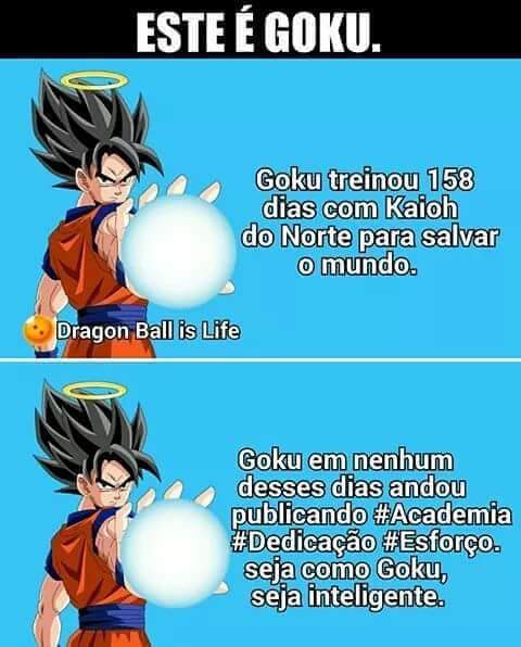opnicast's tweet photo. Aprendam com o mestre #Goku #dbz https://t.co/yvA5veACXW