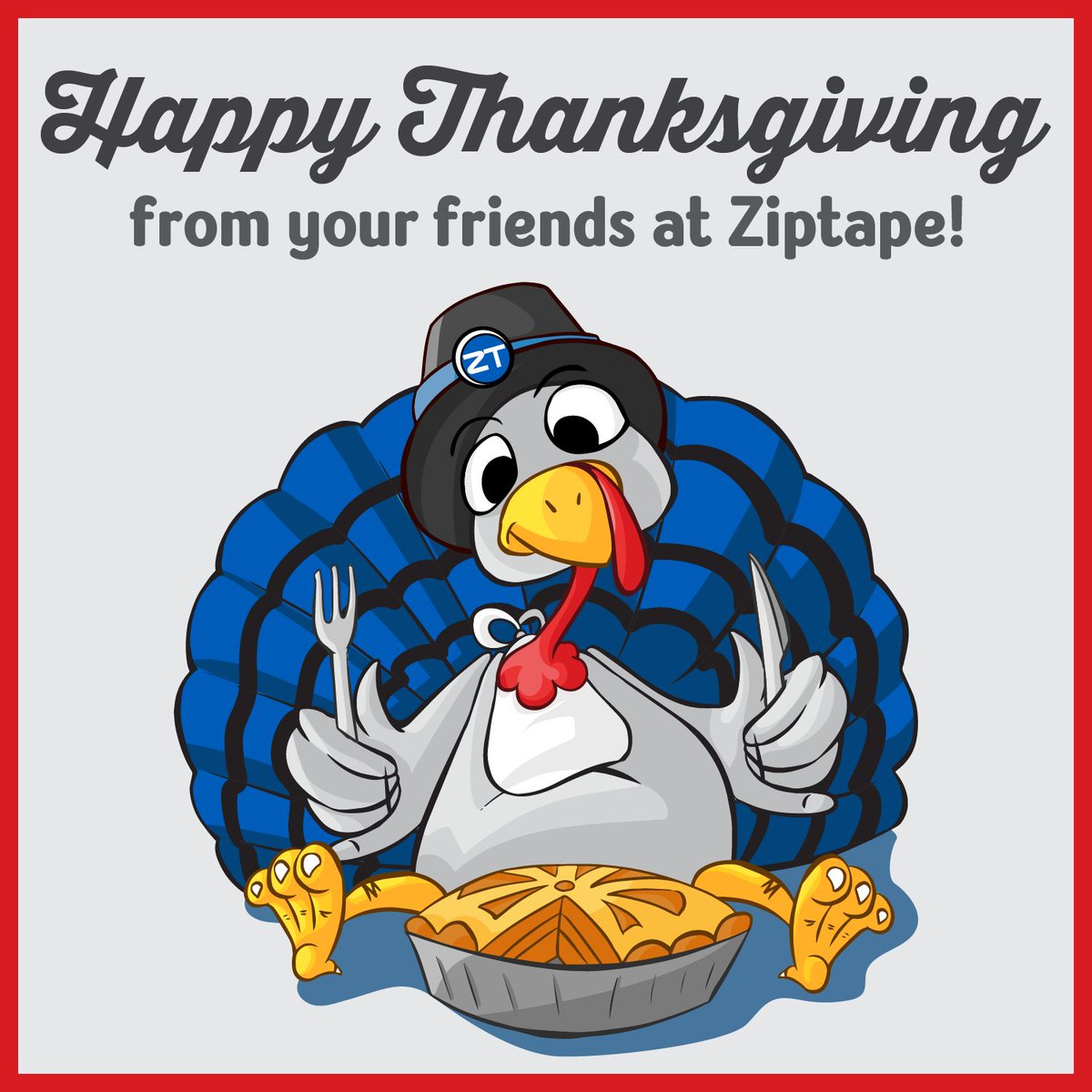Ziptape's tweet photo. Happy Thanksgiving from your friends at Ziptape! 🦃
#HappyThanksgiving #Thanksgiving #Turkey #TurkeyDay https://t.co/JOutMSxVne