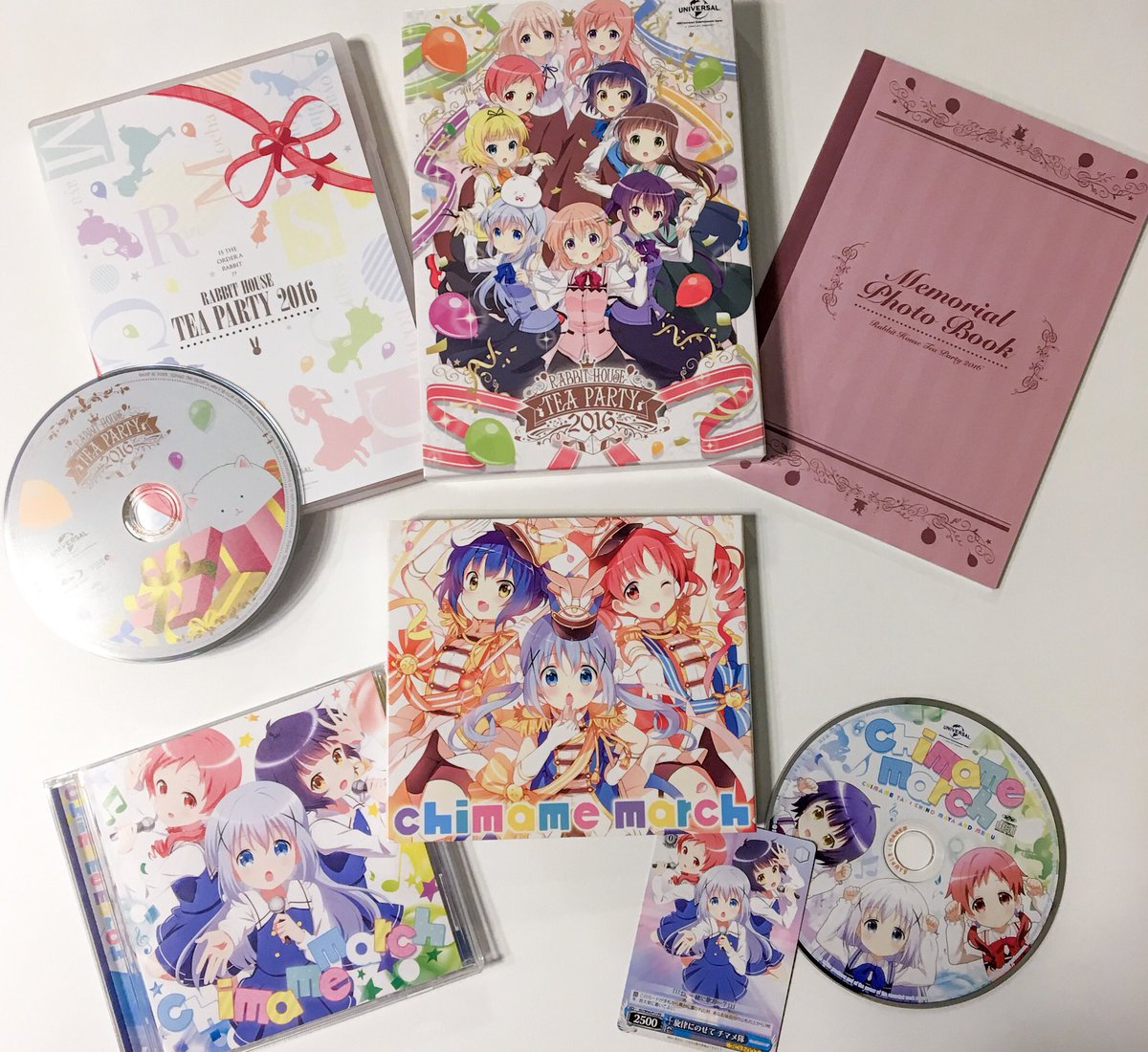 Tvアニメ ご注文はうさぎですか いよいよ本日 Dvd Rabbit House Tea Party 16 と チマメ隊cdアルバム Chimame March が発売です イベントの興奮とチマメ隊のかわいさをたっぷりお届けします Gochiusa 11月25日はぴょんぴょんニッコリ