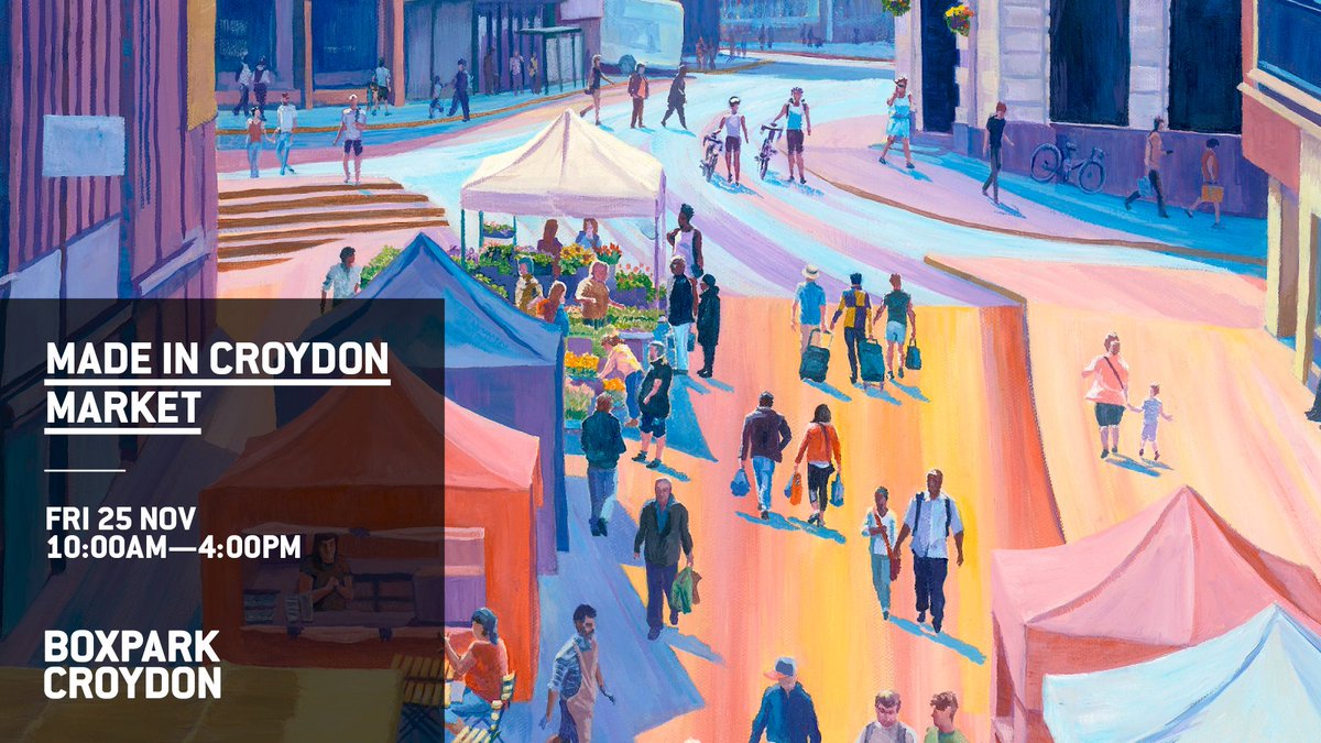BoxparkCroydon's tweet photo. Tomorrow, we welcome @MadeCroydon to Boxpark for their first craft market! https://t.co/NDC7RDyoY5