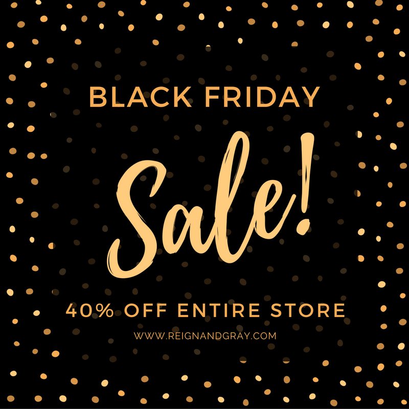 So excited for our #BlackFriday sale, we're starting a day early! 40% OFF THE ENTIRE STORE!!