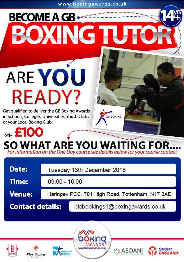 BoxingAwards's tweet image. #Boxingtutorcourse #Haringey #London #schoolteachers,  #PT&apos;s #Youthworkers #boxingcoaches #gbboxingawards. 👊🏾💥