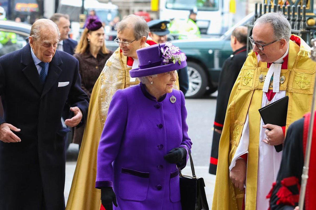DofE's tweet photo. Thank you to our Patron HRH The Duke of Edinburgh and Her Majesty The Queen for attending our special Service of Thanksgiving @RoyalFamily https://t.co/BRQ75g4OcF