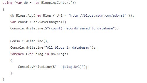 Data access libraries for .NET Core