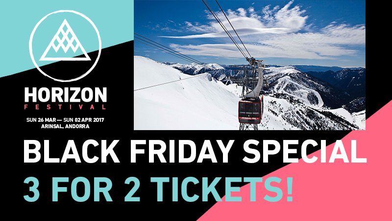 Our #BlackFriday offer will go live at 9 am tomorrow, Fri, 25th of Nov. Get three tickets for the price of two x bit.ly/2fvl93Z