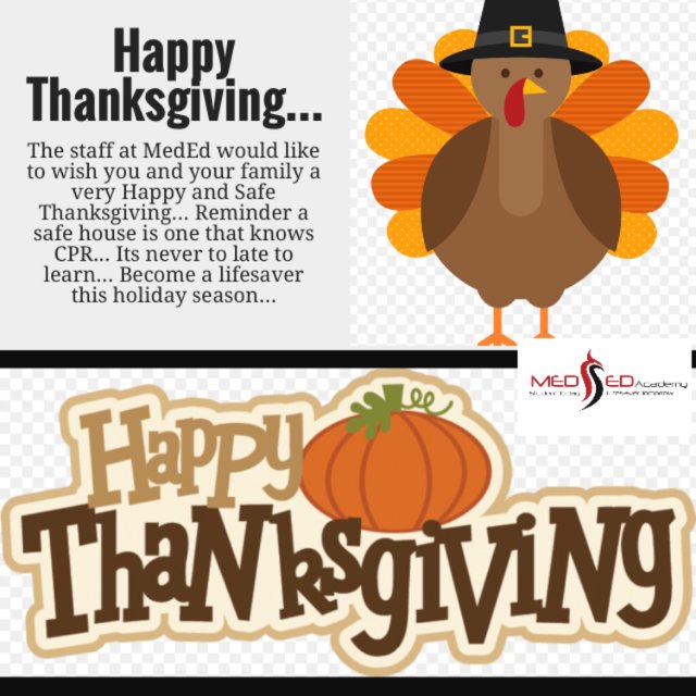 MedEdAcademyCT's tweet photo. https://t.co/VzL7A5aM8s  #thanksgiving via https://t.co/7i08rzqRVR #savinglives #cpr #emtlife #mededct https://t.co/UPYBHVDlnD