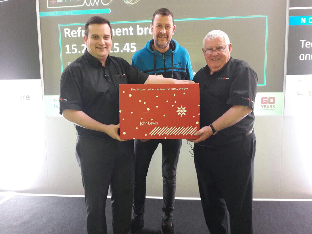 Only answered 10 tech questions 100% and won a £100 John Lewis hamper <a href="/officialNICEIC/">NICEIC</a>