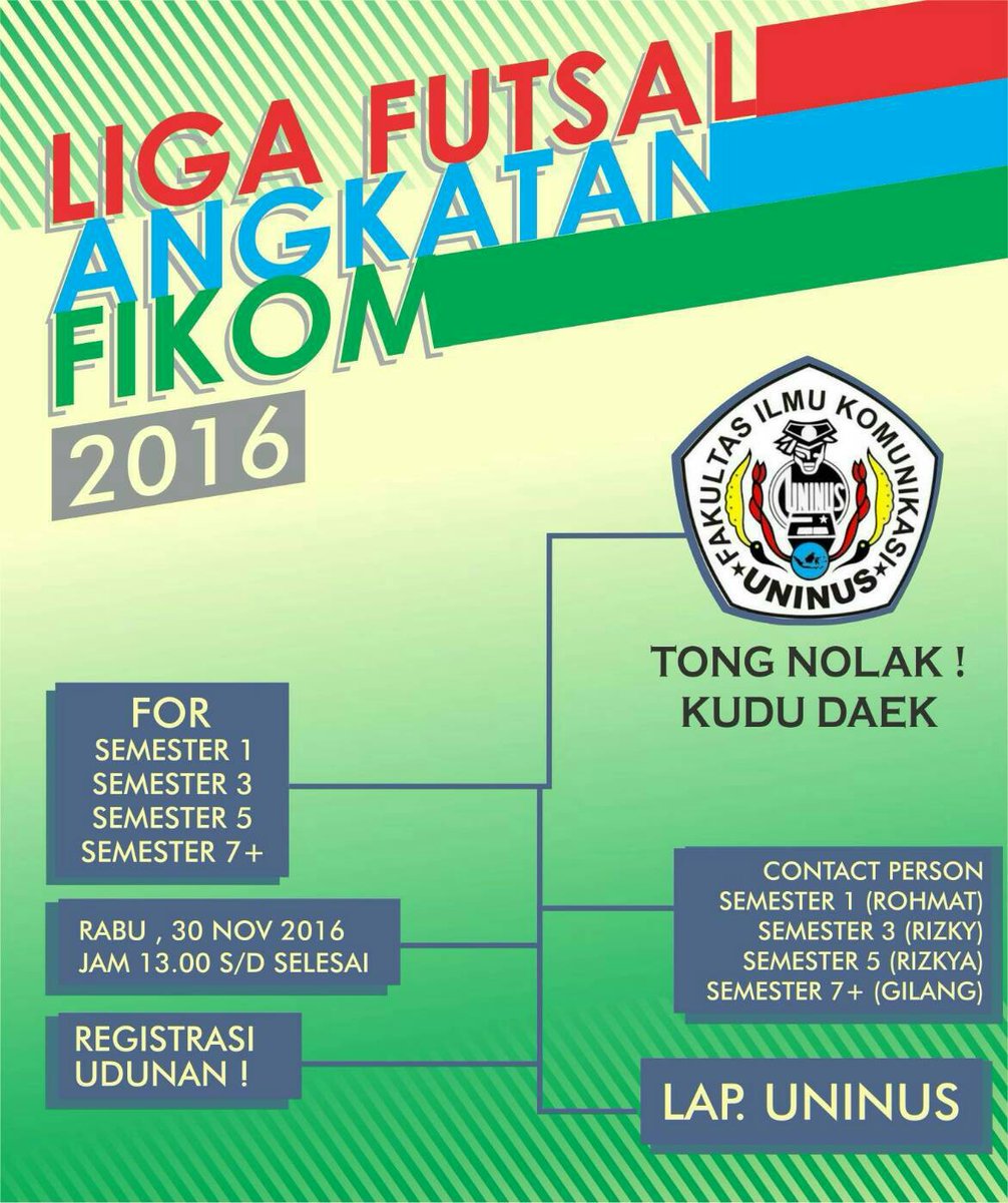 SemaFikomUNINUS's tweet photo. Hayu ah barudak fikom 😎😂😂 https://t.co/0Gg8vMlPU2