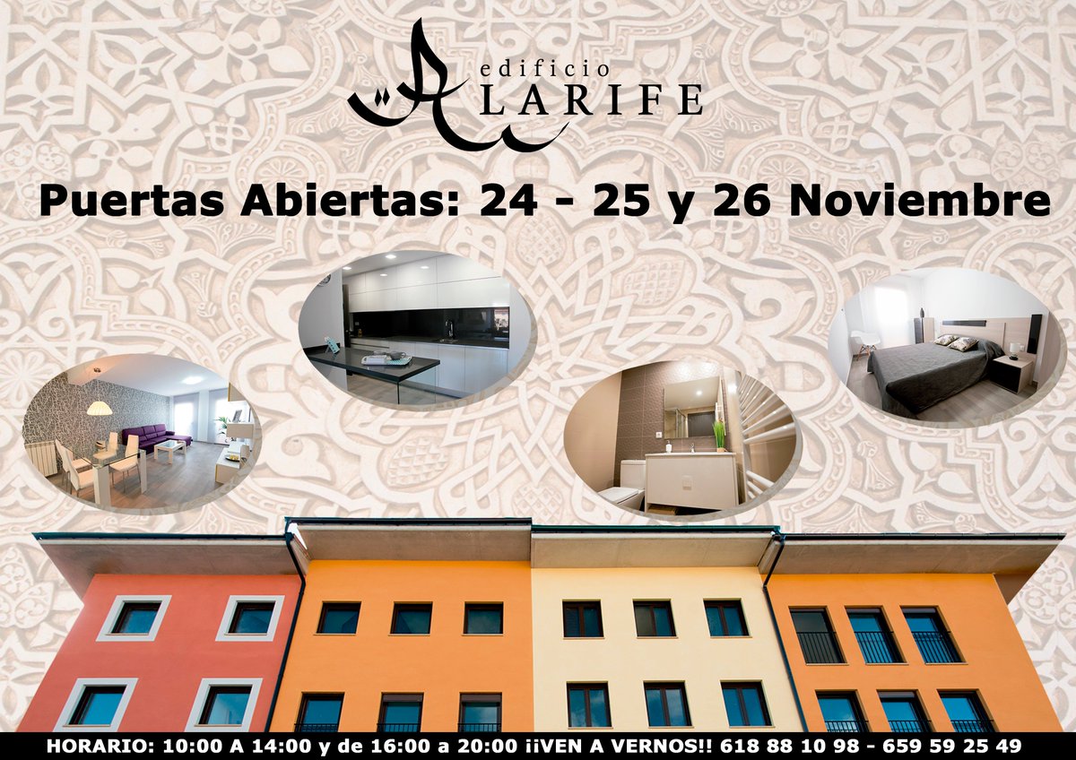PUERTAS ABIERTAS!Ven a visitar el Edificio Alarife en C/San Miguel de 10 a 14 y de 16 a 20 ¡Jueves, Viernes y Sábado!Estáis todos invitados!