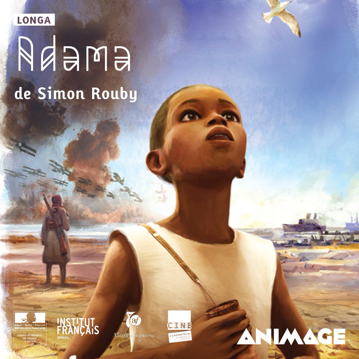 animagefestival's tweet photo. Hoje na Aliança Francesa, 16h, a Sessão Mostra Especial Francesa com o longa Adama, de Simon Rouby (França). GRATUITO #animage2016 #frança https://t.co/qakzAz1PJq