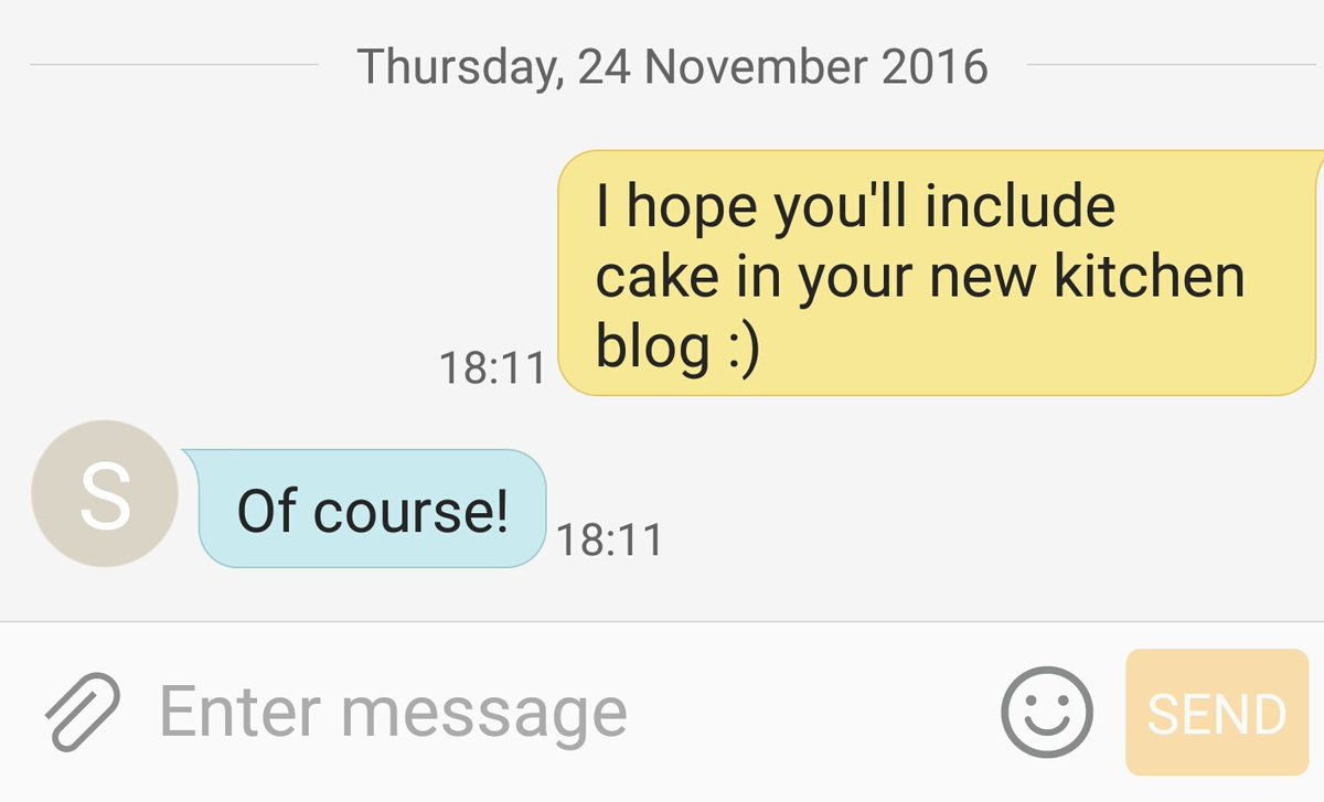 Here you go my lovelies, my sisters new cooking blog, <a href="/ThePearsKitchen/">The Pears Kitchen</a> will do cake, I've had it confirmed! 😋