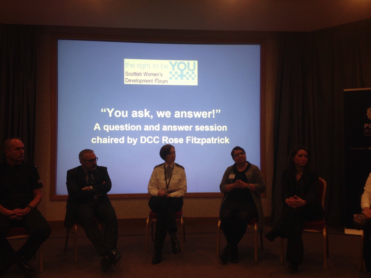 EmilyMann_'s tweet photo. Still reflecting on the @ScottishWDFs Q&amp;A session chaired by @DCCFitzpatrick. Fantastic points raised about the future of @policescotland. https://t.co/aLtvC27q7h