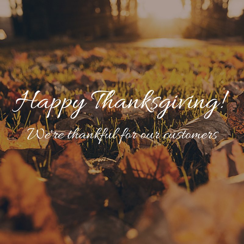 joyhaileyy's tweet photo. Happy Thanksgiving from your favorite outdoor retailer! We are so thankful for the love and support we get from our loyal customers everyday https://t.co/FC6nazqxex