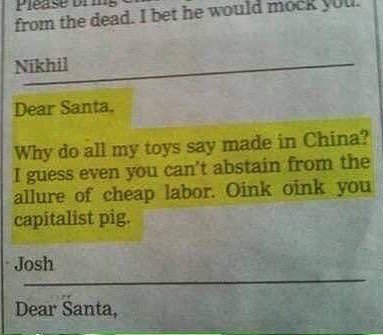 MensHumor's tweet photo. DEAR SANTA https://t.co/gSeNemkwDh