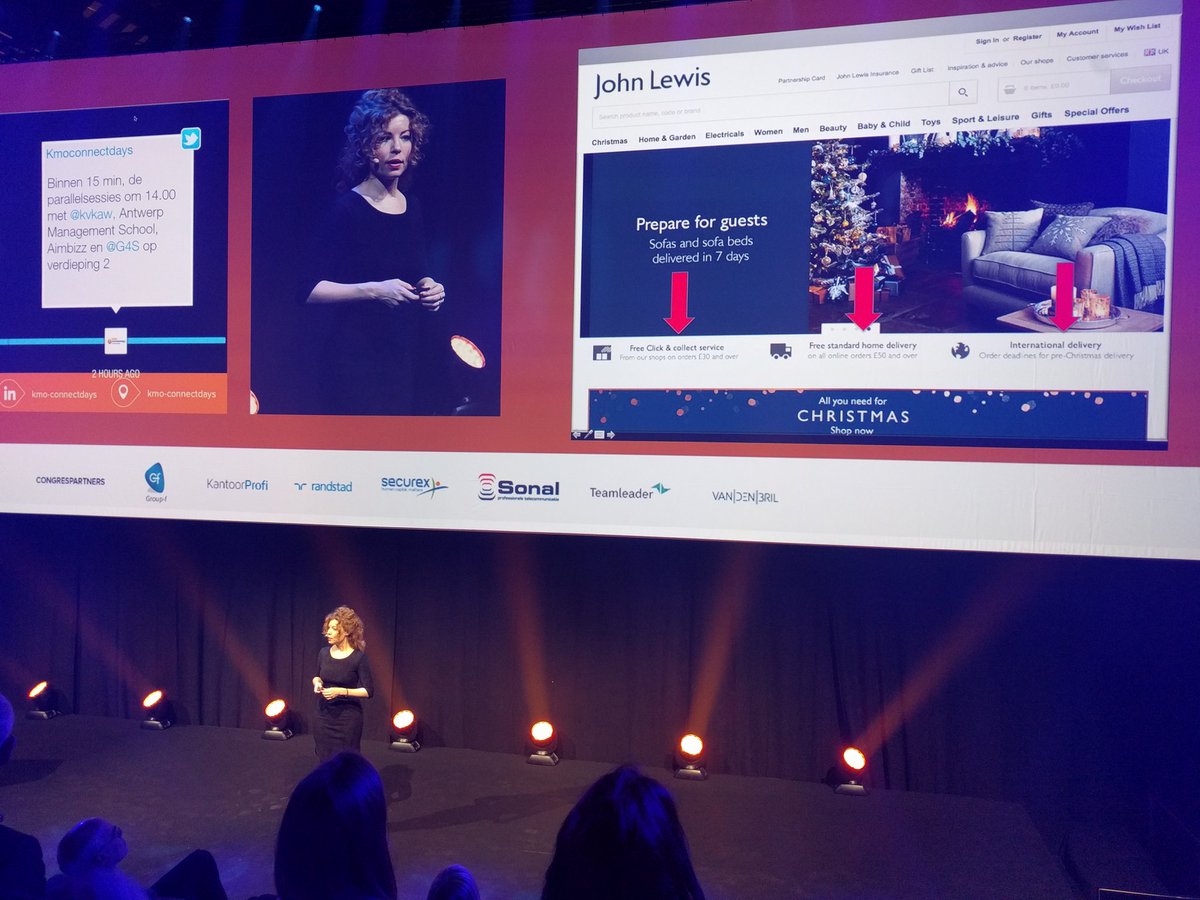 Volgens <a href="/Webshoppr_Ecom/">Suzan Eikelenstam</a> @kmoconnectdays werk je voor #internet #Marketing samen met professionals, goed idee volgens mij <a href="/KingsberryBE/">Kingsberry</a> :-)