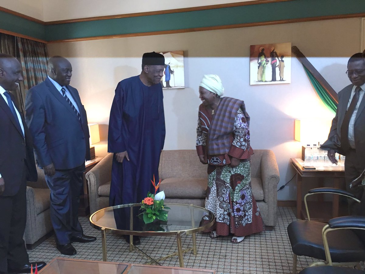 DlaminiZuma's tweet image. Very pleased to be in #Yaoundé, Cameroon, to support #women soccer. #AWCON2016 @CAF_Online