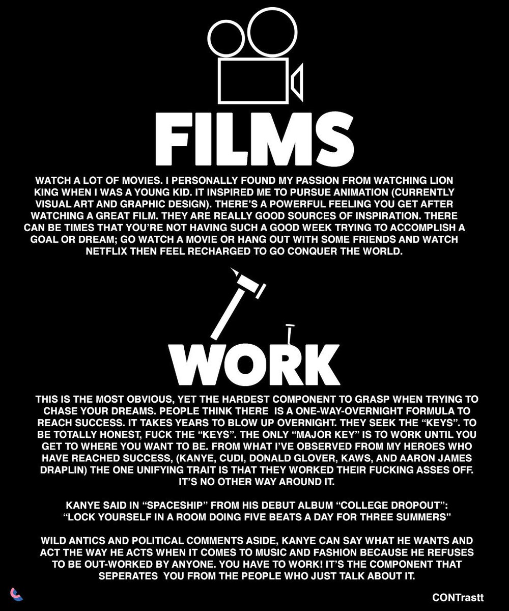 Masaccio_T's tweet photo. This is great even though i know most of it “@CONT_rastt: CONTrastt GUIDE TO GETTING OUT YOUR DREAMS // #CONTrastt https://t.co/sU8dv8Fc6c”