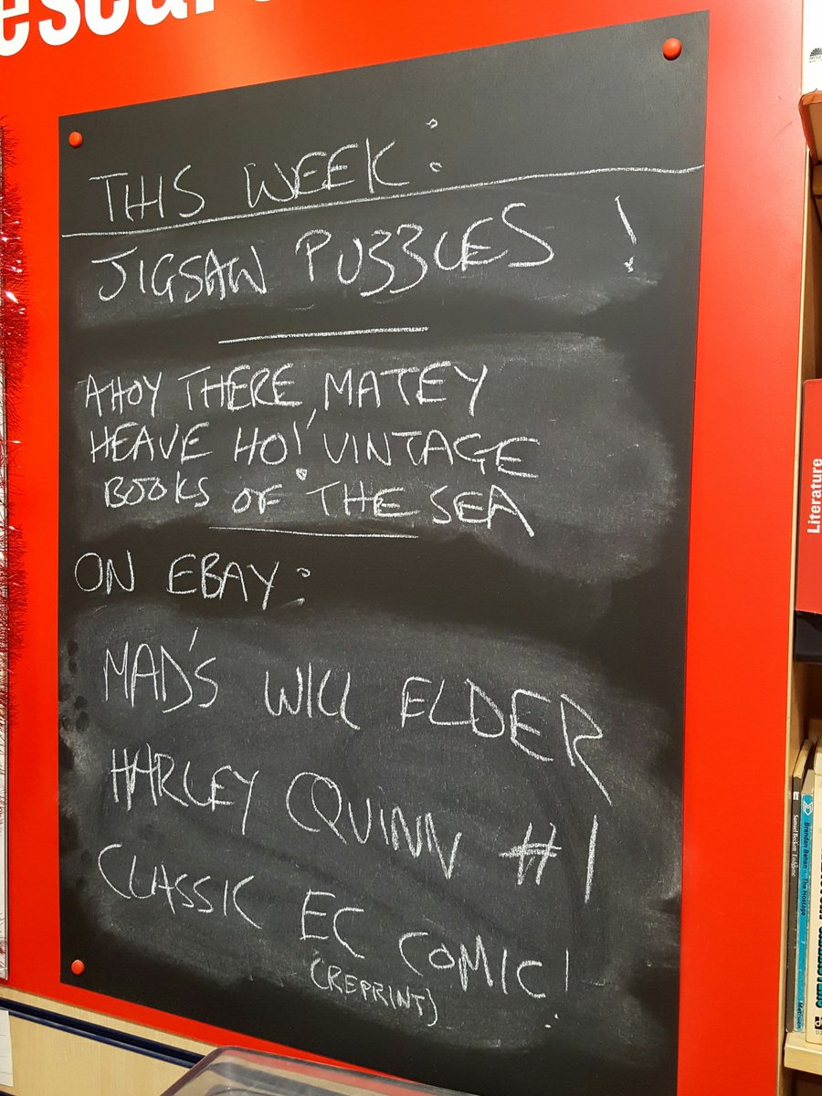 BHFStreatham's tweet photo. What it says there. #bookmenu https://t.co/c6L0Xun0mn
