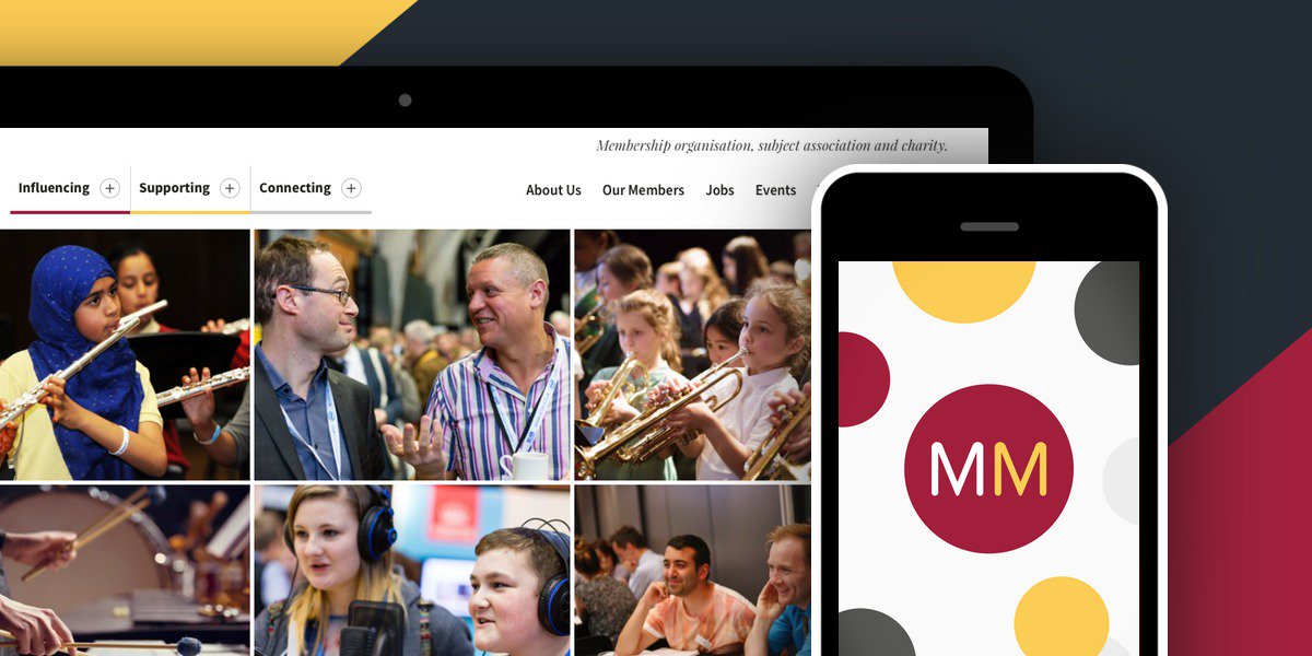 PixelParlour's tweet photo. Thrilled to hear about the great response our latest rebrand &amp; website redevelopment project for @musicmarkuk has received. https://t.co/L28bQzUQSl