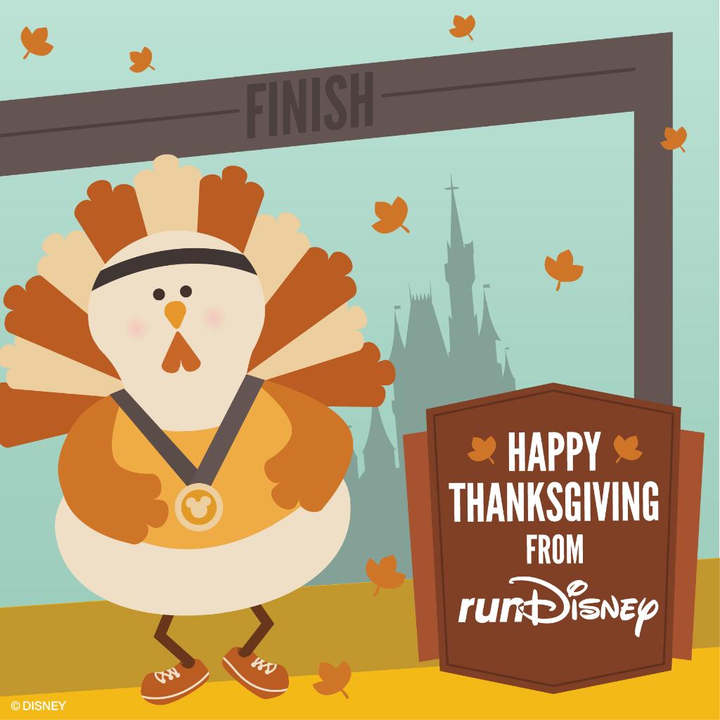 Happy Thanksgiving from #runDisney!