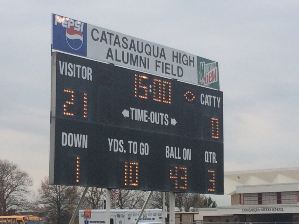 NAHS1619's tweet photo. Halftime: Kids up 21-0! #beatcatty https://t.co/Yeks4qBUP3