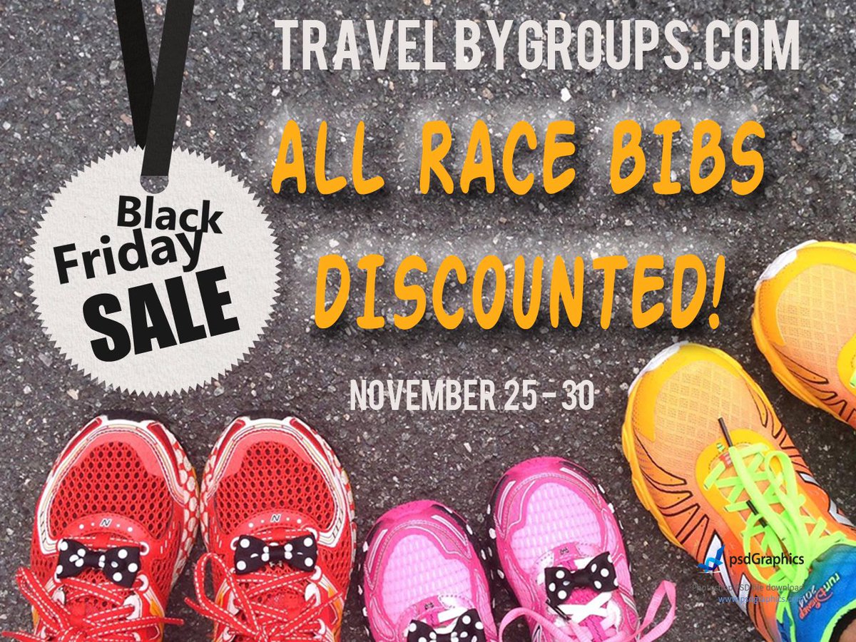 TravelByGroups's tweet photo. #BlackFriday #runDisney race bib sale starts tomorrow!! #Travel #PrincessHalf #WDWHalf #Enchanted10k #runalltheraces #Disney °o° https://t.co/7QqmmxBgP0