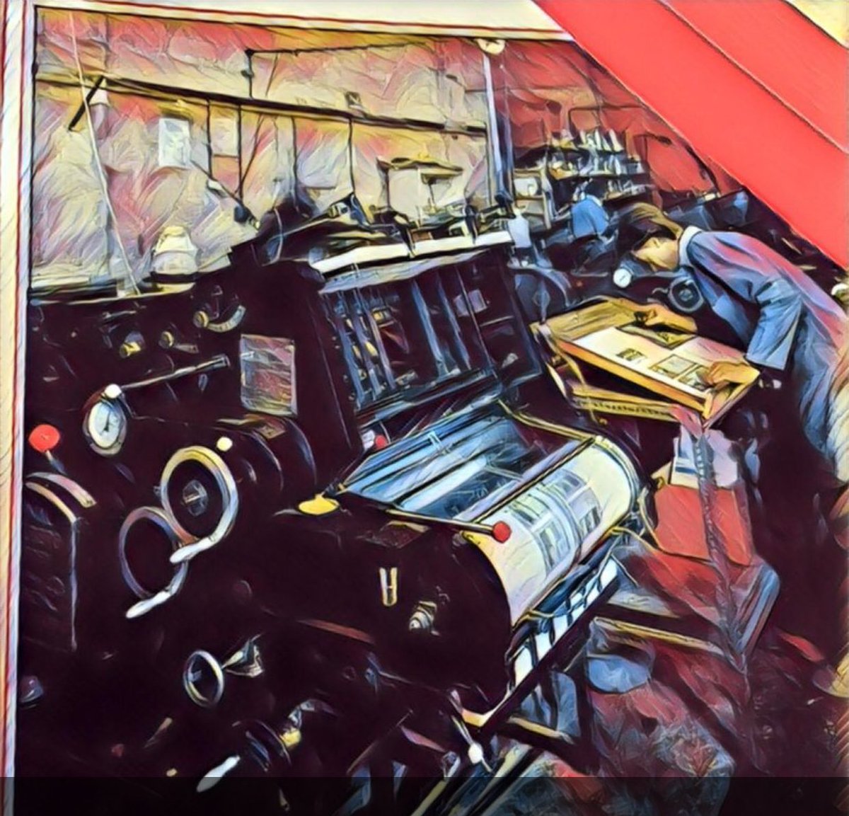 _Print_Solution's tweet image. My dad on his apprenticeship at his dads printers. It's now 4 generations that have been printing. #longliveprint #printing #printers