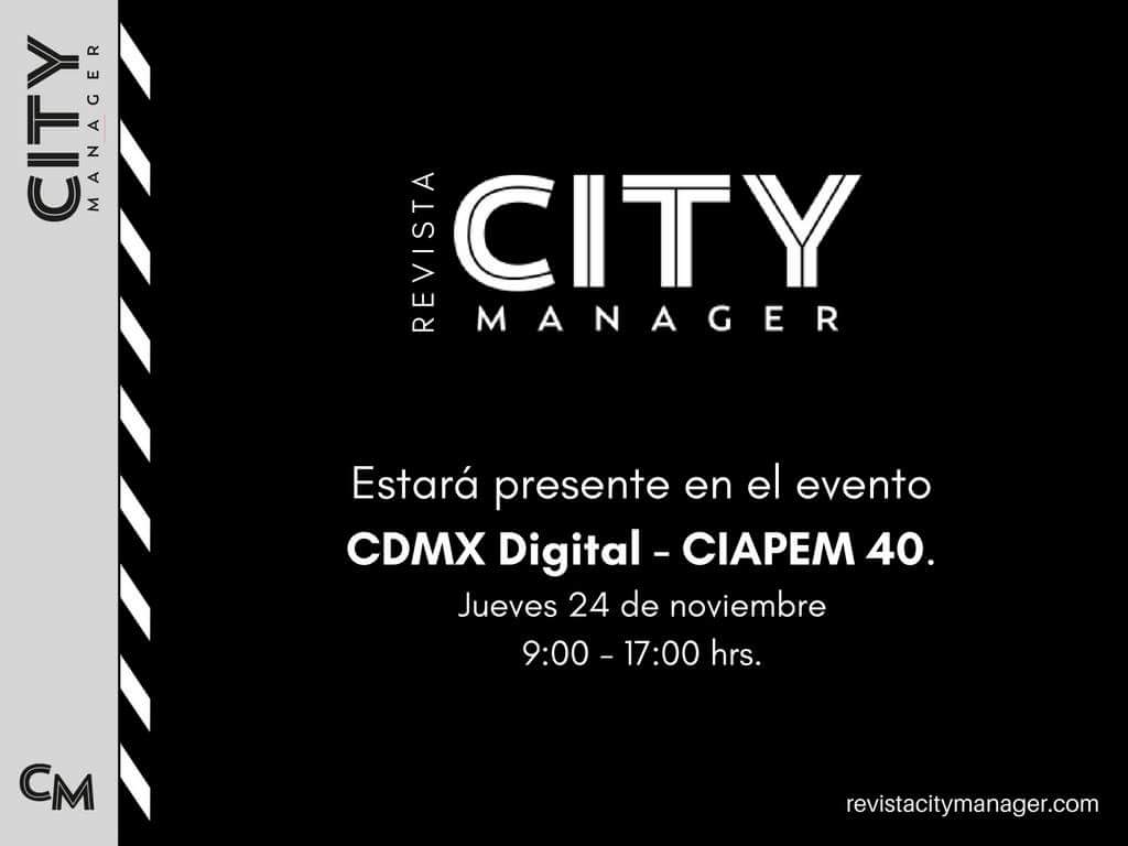 citymanager_'s tweet photo. #RevistaCM estará presente hoy en #CIAPEM40 de 9:00 a 17:00 hrs. Busca nuestro stand y conoce un poco más acerca de los temas tratados. https://t.co/wVkXdhzFLD