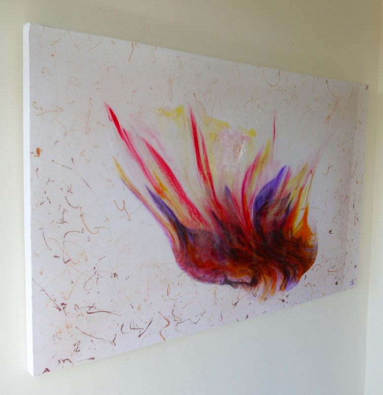 rcoxART's tweet photo. Tulip Daze - Mixed medium on canvas.

Please RT if you like this? https://t.co/QPQ3YBekKp