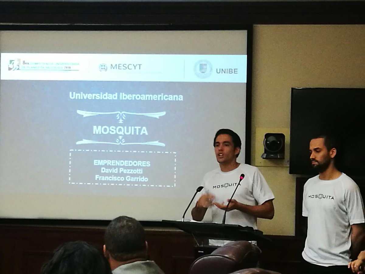 CIDEUNIBE's tweet image. Felicitamos a David Pezzotti y Francisco Garrido ganadores del 1er lugar de la Competencia Planes de Negocios del @MESCYTDO #OrgulloUnibe