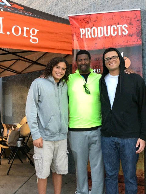 Giving thanks to be able to serve others