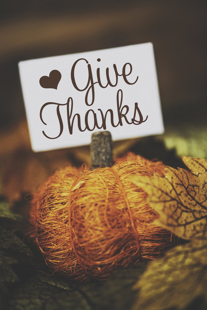 #HappyThanksgiving from our family to yours. We give #thanks for all our members, who work so hard and do so much each year.