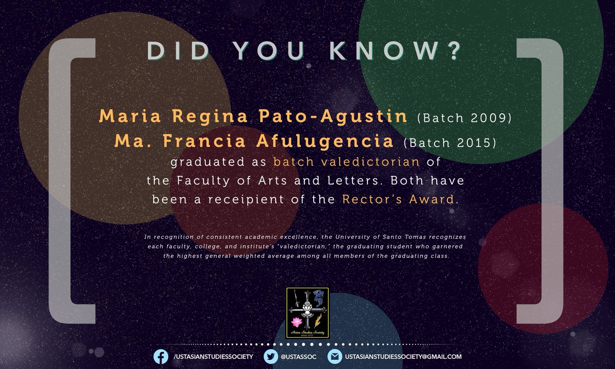 assoc_ust's tweet image. Did you know?

#BeyondAS #ASWeek