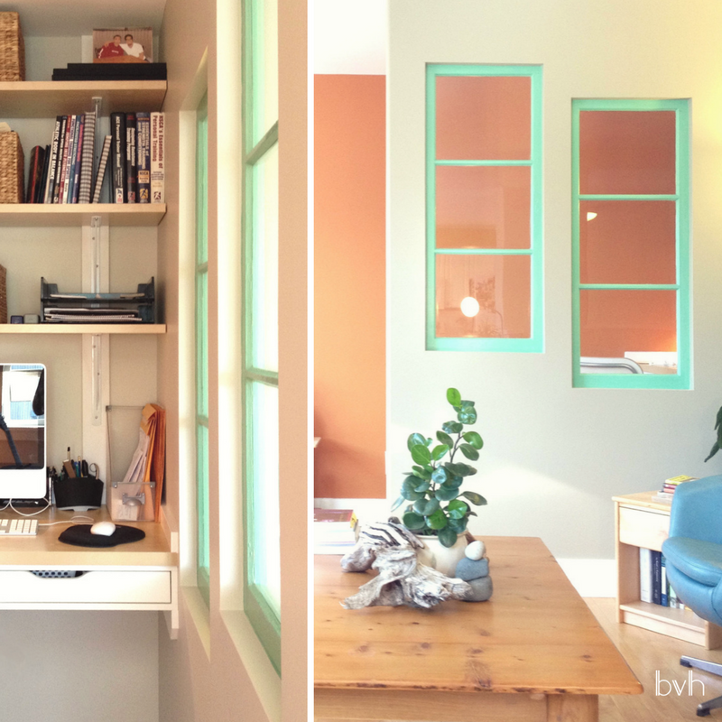 bethanyvanhecke's tweet photo. We designed this #smallspaceliving solution-a partition wall allowing the clients to compartmentalize their #homeoffice within #livingspace https://t.co/24rTZKHYu6