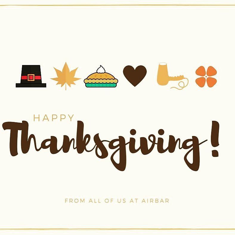 AirBarTweets's tweet photo. Happy Thanksgiving!🦃😘#thanksgiving2016 #happythanksgiving https://t.co/lXcKtq0C72 Happy Thanksgiving!🦃😘#thanksgivi… https://t.co/Cde7j2qGJH