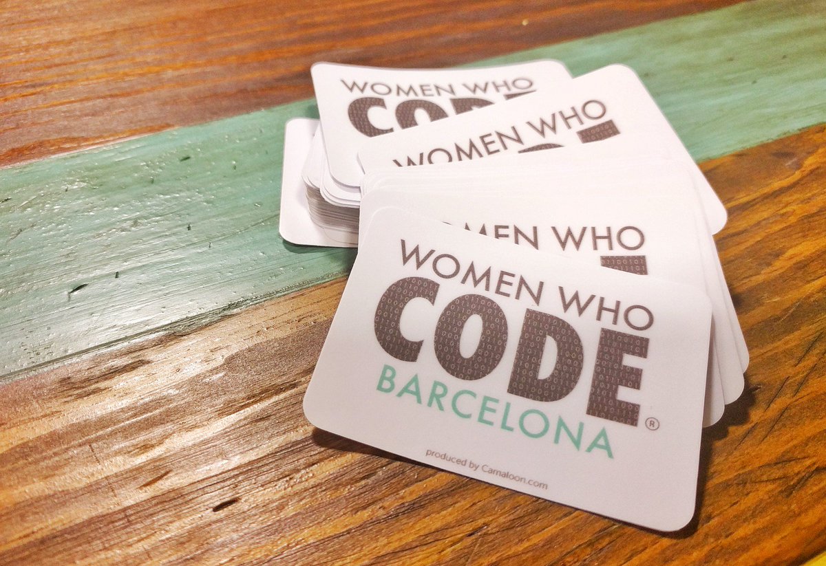 WWCodeBarcelona's tweet image. 70 stickers ready for Saturday #wwcodeBCN #stickerfever come get yours! thanks @camaloon for making them for us 😄😄 they are superb