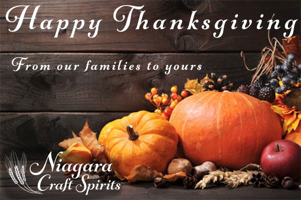 ncsdistillery's tweet photo. We are thankful for your support in our 1st year.  We wish you great times today as you enjoy food &amp; drink gathered with family and friends. https://t.co/CQnCB231YH