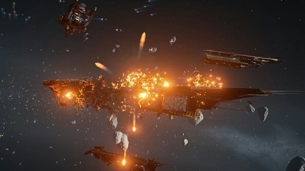 FistsofHeaven's tweet image. Exploding #fracturedspace #visual #spacegames #spaceship #scifi #space