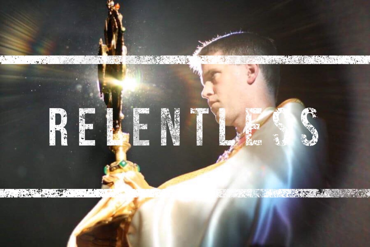 StAlphonsYouth's tweet photo. Relentless is the theme of our XLT worship, message, adoration. Sat, Dec 17. 7:30PM @StAlphonsusPtbo https://t.co/zIKd1IpECZ