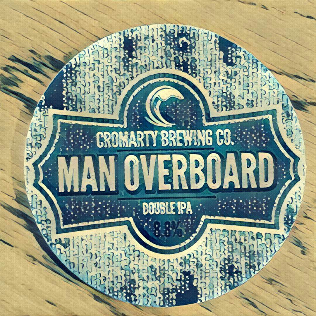 This is an insanely good DIPA from Cromarty Brewing from way up north in Scotland #dipa #manoverboard #doubleipa #welovedipa #craftbeer