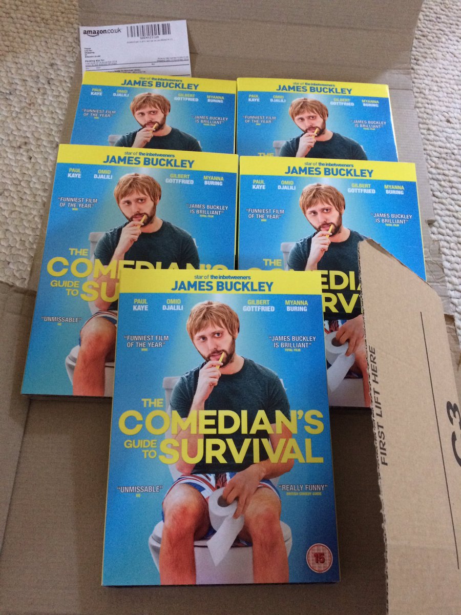 jamesmullinger's tweet photo. Thank you @AmazonUK! @comediansguide @markiemurphy #thecomediansguidetosurvival #comediansguidetosurvival @MyannaBuring https://t.co/PIzqh8HZp4
