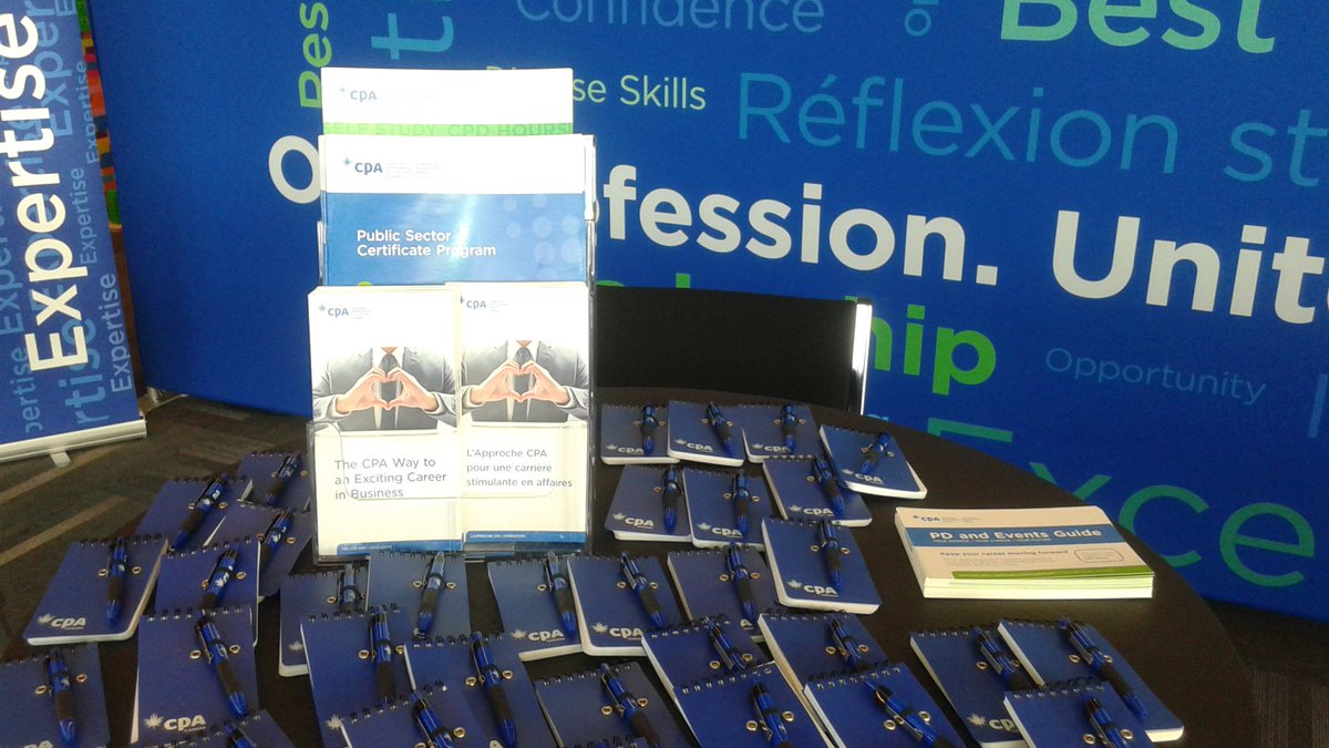 CPAcanada's tweet photo. Come visit our booth and get to know us! @CPA_Ontario & @CPAquebec are here too! #PDWeek2016 https://t.co/SCRezWQQxS