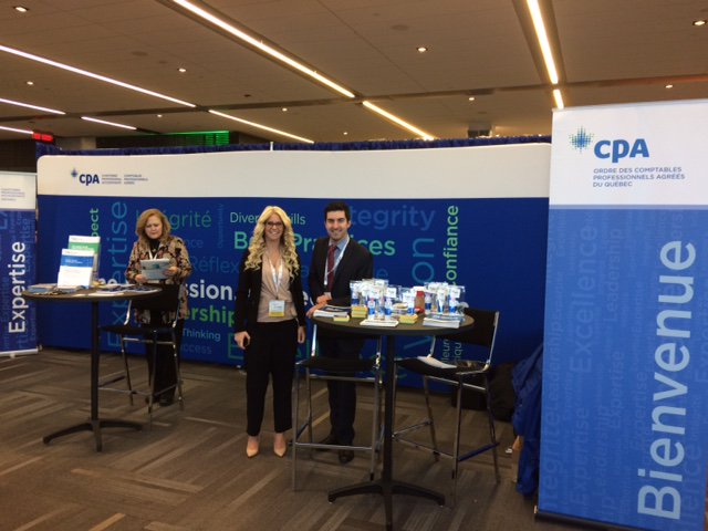 CPAcanada's tweet photo. Come visit our booth and get to know us! @CPA_Ontario & @CPAquebec are here too! #PDWeek2016 https://t.co/SCRezWQQxS