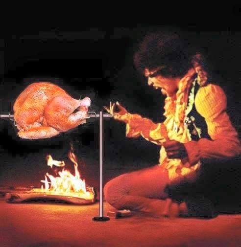 AxeLeatherCo's tweet photo. Move over Roaster, and let Jimi take over.  Happy Thanksgiving :) https://t.co/W5b1Bv2VVJ