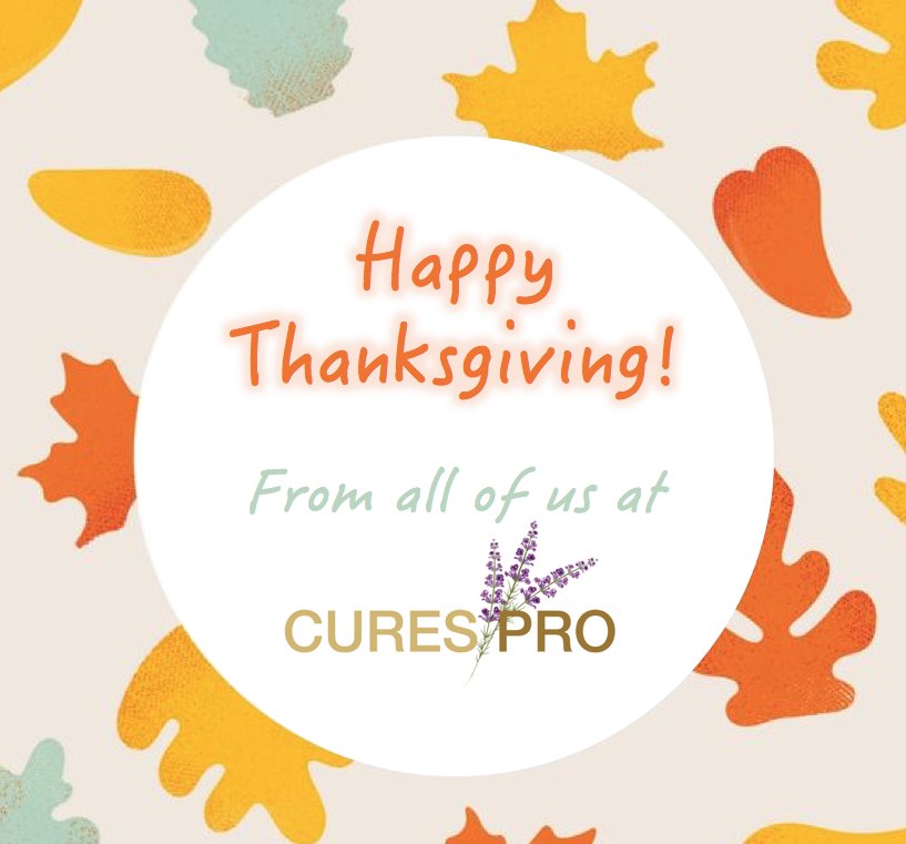 curesbyavance's tweet photo. Happy Thanksgiving, from all of us here at #CURESPro! #SkinCare #CuresByAvance #Thankful #Thanksgiving https://t.co/1GL5l5zaKt