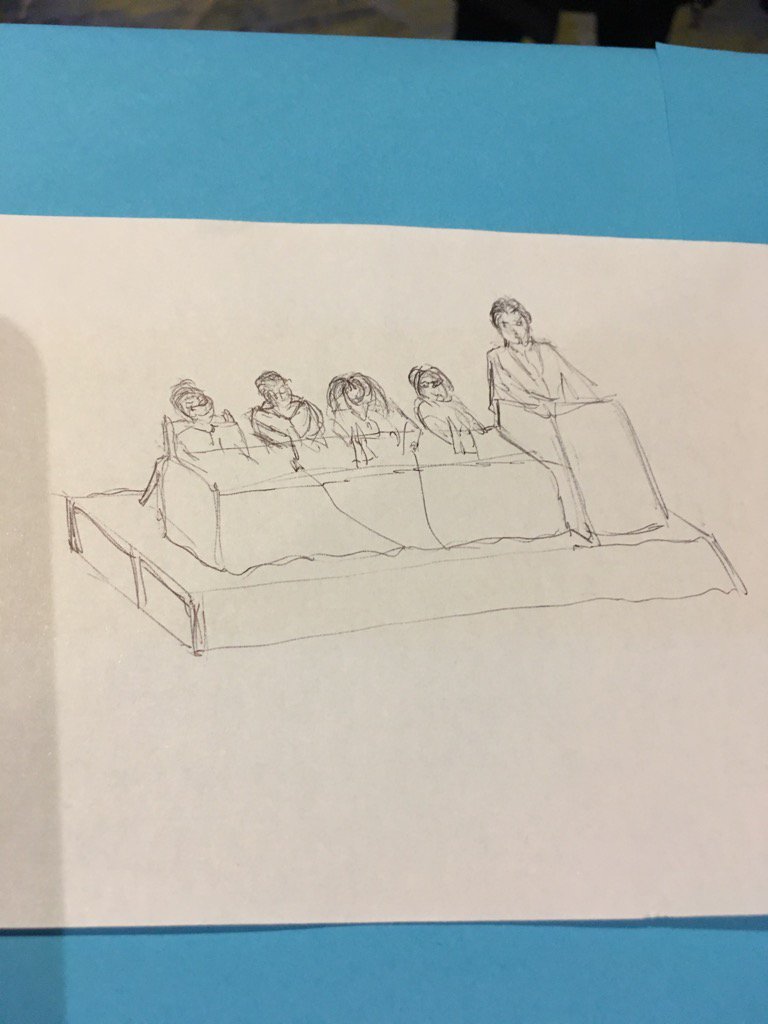 Jill_L_Booth's tweet photo. Artwork found at #adtc16 - Can you see resemblance? @kendonaldson @brobson3 @muirgray @rosemarieparr @marionbennie1 https://t.co/YK6SFRcvX7