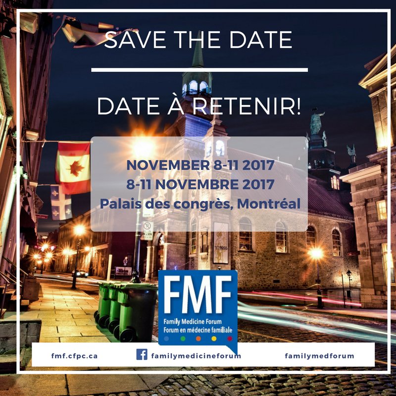 FamilyMedForum's tweet photo. Who's ready for FMF 2017 in Montréal?! #cfpcfmf @FamPhysCan @MeetMontreal @Palais_Montreal https://t.co/0qsMfZRHde