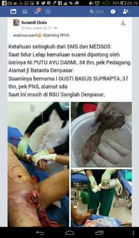 39Cinta's tweet photo. Gara2 ketahuan dr sms .potong kelamin sduami di bali indonesia https://t.co/vv1yMDIHgC